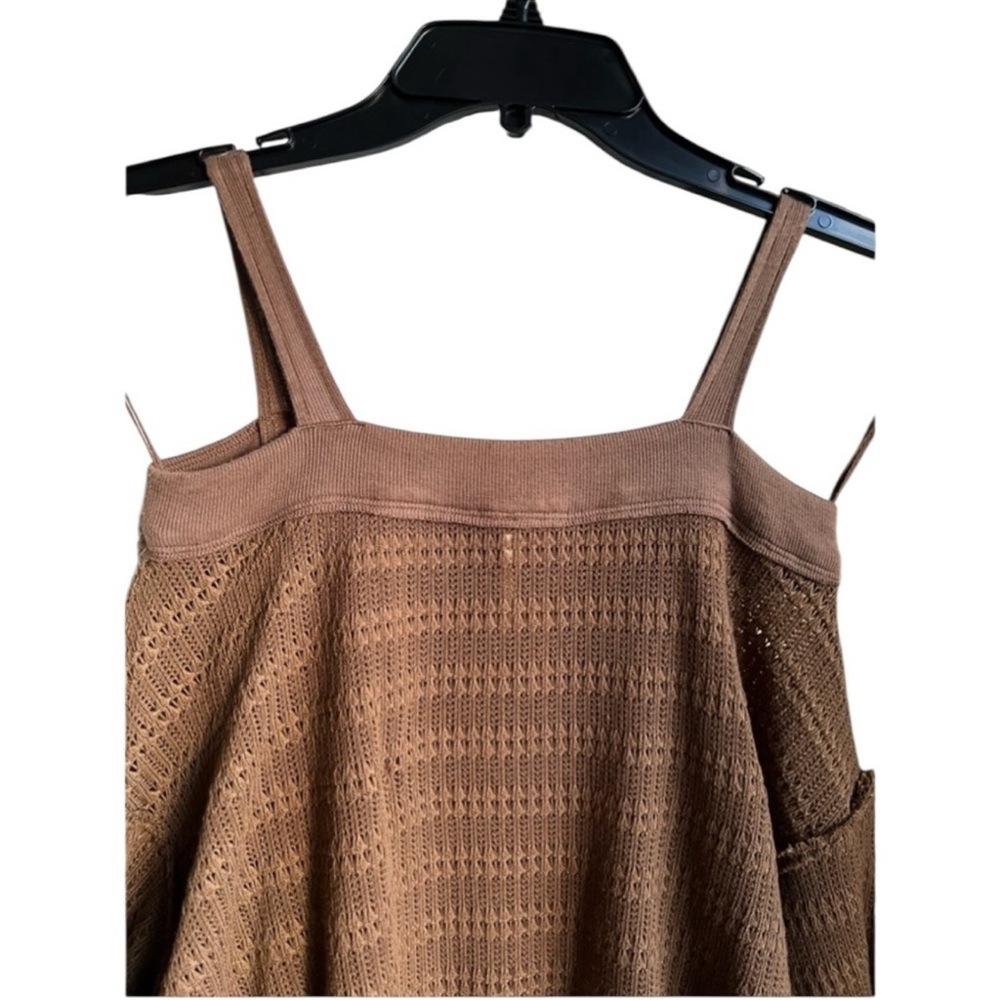 NWT Free People Sistine Hacci Knit Top in Moss Green - Picture 10 of 11